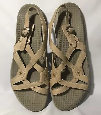 Merrell Agave Performance Footwear Sandals Shoes Women's Sz 9 Tan J33196 Comfort • $22.99