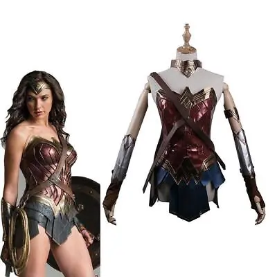 $93.99 • Buy New Cosplay Wonder Woman Costume Diana Princess Dress Dawn Of Justice Full Set