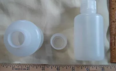 125ml (~4oz) Wheaton HDPE Plastic Bottle With Lid • $4