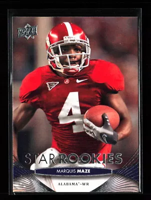 2012 Upper Deck #113  Marquis Maze    Alabama Crimson Tide • $1.68