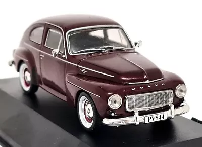 Atlas 1/43 - Volvo  PV 544 Maroon Red Diecast Scale Model Car • $65.22