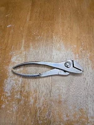 Snap On Vintage 6.5  Vacuum Grip Slip Joint Pliers NO61 • $30