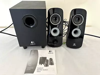 Logitech Z323 2.1 Computer Speakers With Subwoofer - Black 30w Total Rms • £29.99