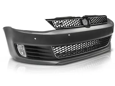 GLI STYLE Whole Front Bumper With Fog Lights For VW JETTA MK 6 (VI) 11-14 • $570.06