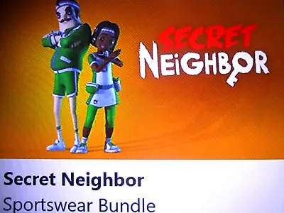 Secret Neighbor Sportswear Bundle Tennis Basketball Digital DLC Code XBOX DLC • $1.97