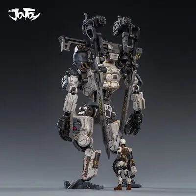 JOYTOY JT0593 GOD WAR 86 White Mecha 9  Robot & Pilot 1/25 Scale Action Figure • $88.86