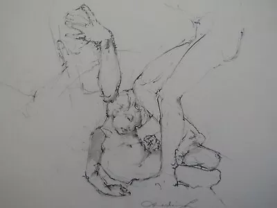 Drawing Of Sculpture 'Ugolino And His Sons' By Jean Baptiste Corpeaux The Met NY • $37.32