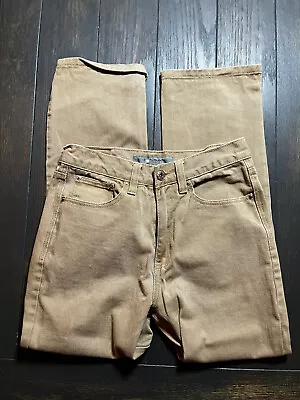 PJ Mark Mens 32x32 Actual (30x30) Jeans Tan Straight Leg • $9