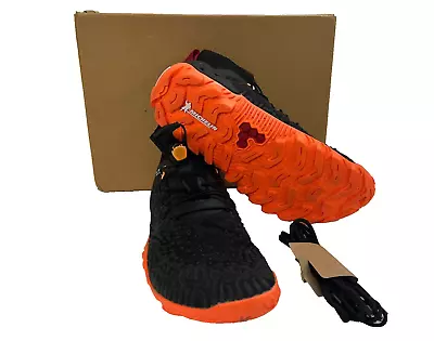 Vivobarefoot Esc Tempest Men's Obsidian/Orange Trainers Shoes 300099-03 Sz 40 EU • $82.99