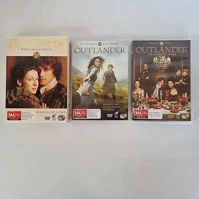 $19.50 • Buy Outlander The Complete Seasons 1 & 2 - Region 4 AUS DVD - Like New Condition 