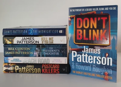 $34 • Buy 6 X James Patterson Books Stand Alone Novels Killers Midnight Club HC/PB Bundle