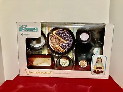 My First Kenmore 5 Piece Bakeware Set Kitchen Pretend Play Sears Cupcake Pie Pan • $18.95