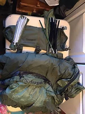 Snugpak Stratosphere Waterproof Bivvi Shelter One Man Tent STRPH Olive Nearly Ne • £45