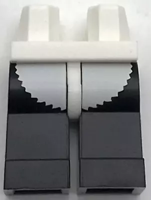 Lego New White Hips And Black Legs With White Fur Semi Circle Pattern  • $3.69