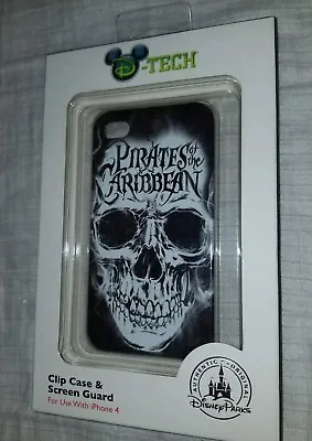 NEW Disney Parks D Tech Pirates Of The Caribbean IPhone 4 Clip Case Screen Guard • $10