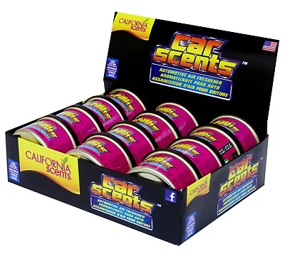 12 X California Scents Car Scents Coronado Cherry Car Home Office Air Freshener  • £25.49