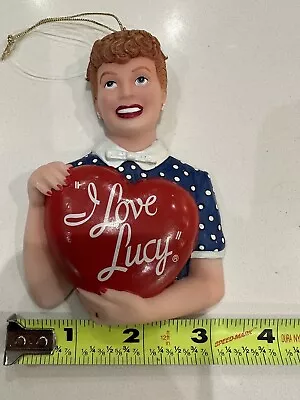 Vintage Iconic I Love Lucy With Heart Bust Christmas Ornament • $19.99