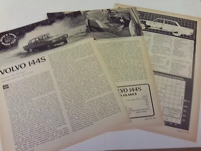 1967 Volvo 144s Road Test Article Specs Info • $9.99