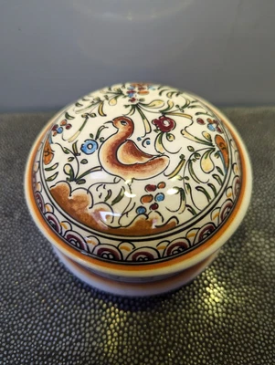 £15 • Buy Portuguese Vintage Hand Painted Ceramic  Pot 