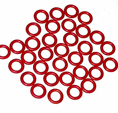 25 Wacky O-rings For 4-5” Senko Fishing Lures RED • $2.99