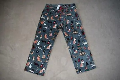 Vera Bradley Pajamas Pants Holiday Dogs Gray Fleece 29037-X62 NWT • $46.74