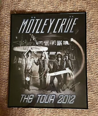 Motley Crue 2012 The Tour Signed Lithograph VIP Poster  • $350