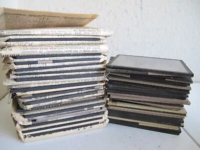 Lot Of 60+ Antique Magic Lantern Glass Slide Photos - Different Subjects • $21.50