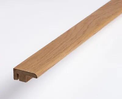 Solid Oak End Profile Perimeter Trim Strip Door Bar For Wood Floor ALL COLOURS • £69.97