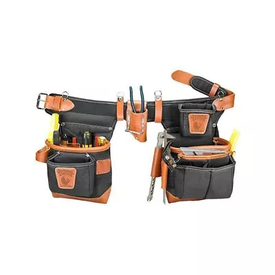 Used Left Handed Occidental Leather Adjust-to-Fit Fat Lip Tool Belt Construction • $15.50