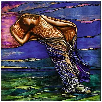 Mermaid Ocean Woman By G. Croegaert Tile Mural Kitchen Backsplash Marble Ceramic • $227.57