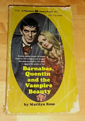 Barnabas Quentin And The Vampire Beauty DARK SHADOWS #32 Marilyn Ross Pb 1972 • $35