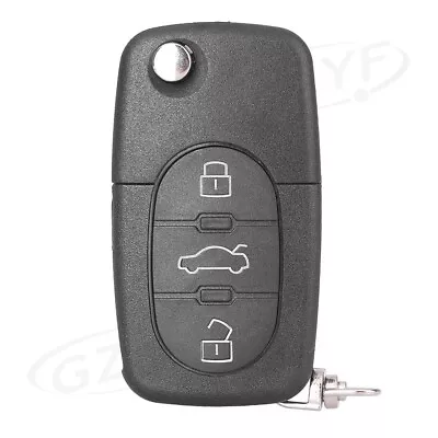 3 Buttons Remote Keyless Key Fob Case Shell Blade HAA For Audi A2 A3 A4 A6 A8 TT • $11.47