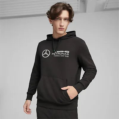 PUMA Mercedes-AMG Petronas Motorsport ESS Long Sleeve Hoodie Hooded Top - Mens • £42