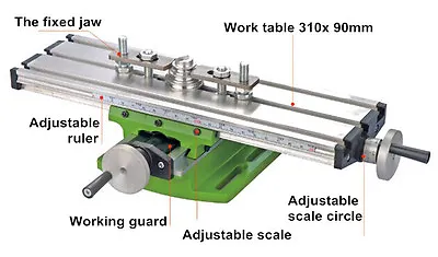 310*90mm Multi-function Cross Table For Milling Machine & Lathe UK • £25.19