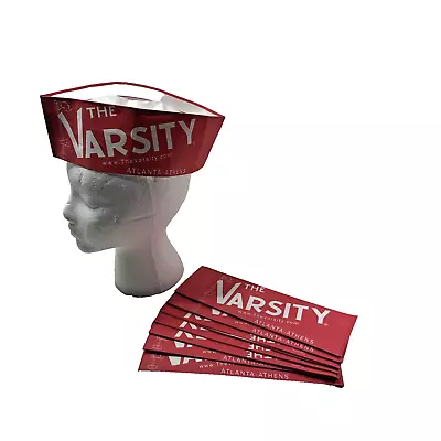 UNWORN LOT OF 8 The Varsity Paper Hats Atlanta's Original Eatery Restaurant • $15.59