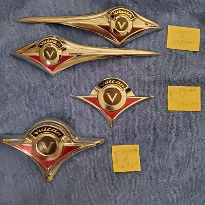 Emblem Badge Decals Chrome For Kawasaki Vulcan VN 500 750 800 900 1500 1600 • $55