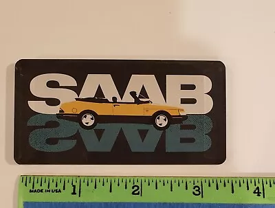 New SAAB Magnet Clear Acrylic Top Auto Automobile Advertising Collectible • $7.95