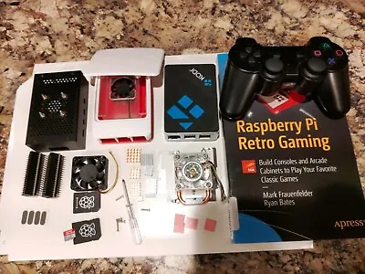 Raspberry Pi 2 B Pi 5 Pi 4 Cases Heatsinks Book 32 Gig SD Cards GAMING Parts LOT • $100