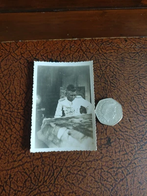 £1.50 • Buy Ww2 German Photograph Photo. Officer In Office