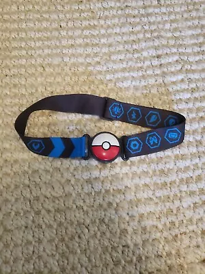 $8.99 • Buy 2018 Pokemon Ball Clip N Go Adjustable Kid's Toy Belt Blue Poke Ball Design