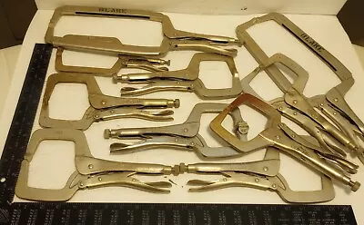 10 Ea.-new & Used-irwin-vise Grip Pliers-6 Ea. Are Usa Made-18r-9dr-11r-11sp • $100