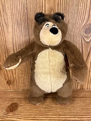 Masha And The Bear 10” Plush Stuffed Animal Brown Bear Toy • $9.99