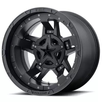 (4) 20x12 XD Wheels XD827 Rockstar 3 Matte Black Rims (B43) • $1932