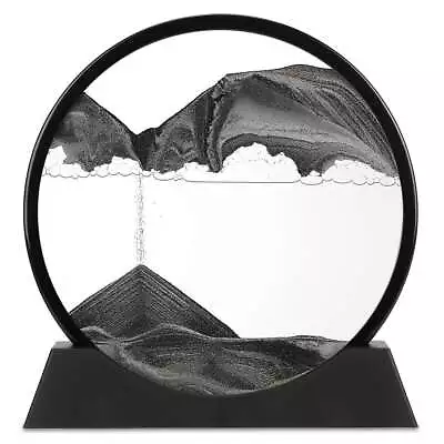 Moving-Sand Frame Art Sand Painting Glass 3D Sandscape In Display Flowing Gifts • $11.49