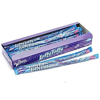 24x Formally Wonka Laffy Taffy Blue Raspberry Flavour Ropes 22.9g American Sweet • £20.99