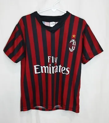 AC Milan #9 Piatek Soccer Jersey Youth Child Size 4 -D63 • $30