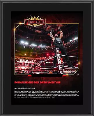 Roman Reigns World Wrestling Entertainment 10.5  X 13  WrestleMania • $29.99