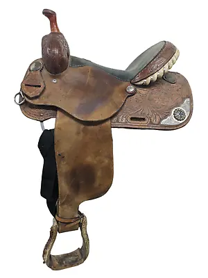 14  Used Dale Martin Western Barrel Racing Saddle 697-6233 • $1535.50