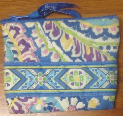 Vera Bradley Coin Purse In Capri Blue Paisley • $9.99