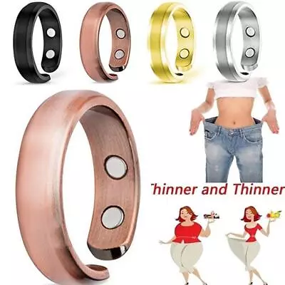 Magnetic Health Ring Magnets Arthritis Therapy Pain Relief Healing K4L7 F2C C5P6 • $1.46